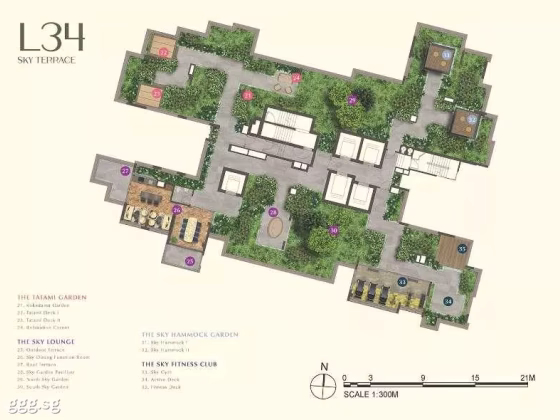 房屋出售 • 淡滨尼 •  One Bernam • S$988000 • 共管公寓 • 452ft² / 41m² 照片