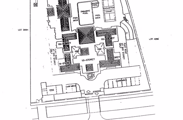 整套出租 • 新加坡河 •  Fortune Park • S$6800 • 共管公寓 • 1270ft² / 117m²