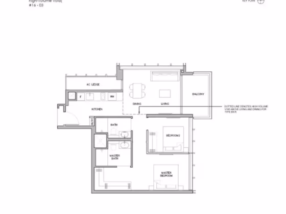 房屋出售 • 勿洛 •  Iliv @ Grange • S$1493000 • 住宅公寓 • 527ft² / 48m² 照片