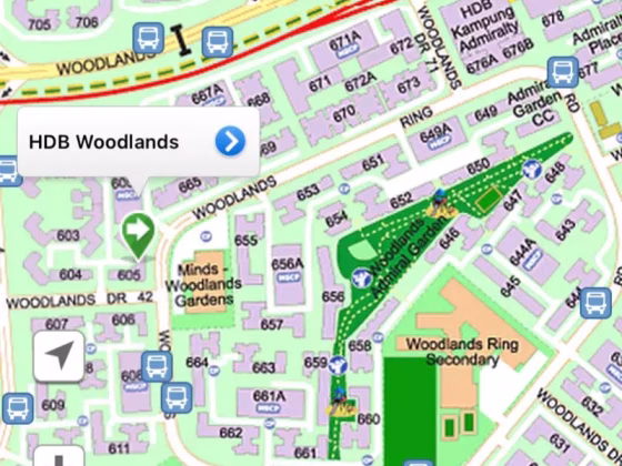 单间出租 • 三巴旺 • 605 Woodlands Drive 42 • S$750 • 3房(2臥室) • 普通房 照片