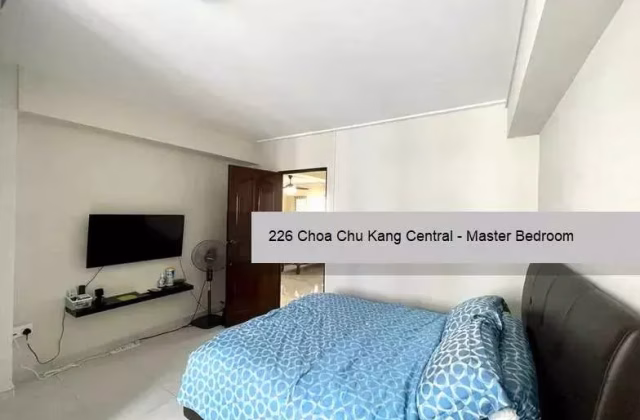 单间出租 • 芽笼 • 226 Choa Chu Kang Central • S$1600 • 4房(3臥室) • 主人房