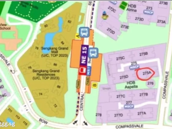 单间出租 • 碧山 • 275A Compassvale Link • S$500 • 3房(2臥室) • 普通房 照片