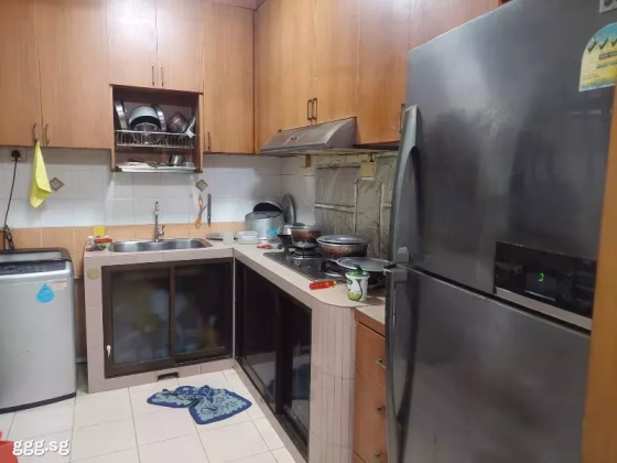 单间出租 • 林厝港 • 651B Jurong West Street 61 • S$650 • 3房(2臥室) • 普通房 照片