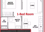 整套出租 • 梧槽 •  North Park Residences • S$3200 • 住宅公寓 • 531ft² / 49m²