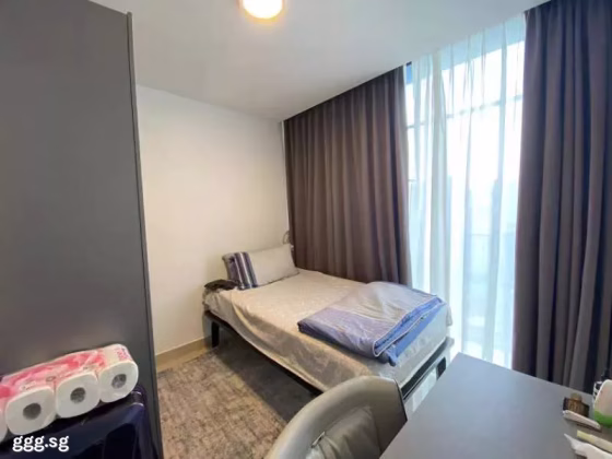 单间出租 • 欧南 •  Guillemard Suites • S$2200 • 住宅公寓 • 主人房 照片