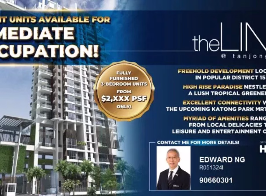房屋出售 • 博物馆 •  The Line@tanjong Rhu • S$3666000 • 共管公寓 • 1378ft² / 128m² 照片