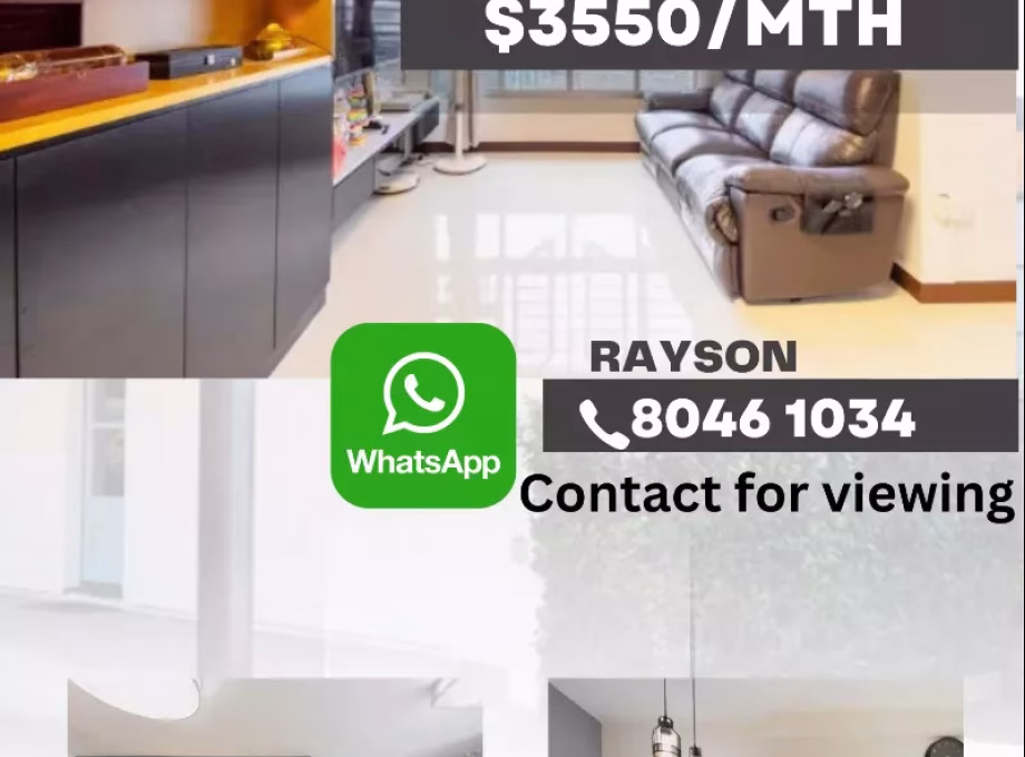 整套出租 • 马林百列 • 131A Lorong 1 Toa Payoh • S$3550 • 3房(2臥室) • 1010ft² / 93m² 照片