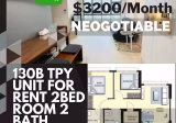 整套出租 • 马林百列 • 130B Lorong 1 Toa Payoh • S$3200 • 3房(2臥室) • 721ft² / 66m²
