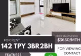 整套出租 • 马林百列 • 142 Lorong 2 Toa Payoh • S$3650 • 3房(2臥室) • 915ft² / 85m²