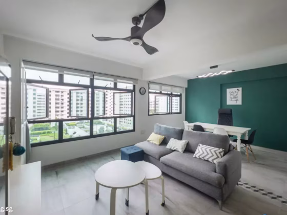 整套出租 • 新加坡河 • 932B Hougang Avenue 9 • S$2800 • 3房(2臥室) • 990ft² / 91m² 照片