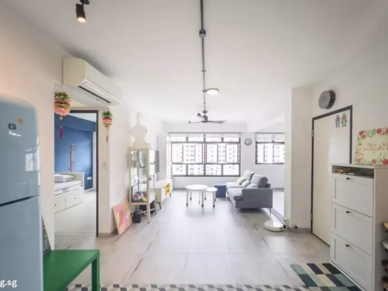整套出租 • 新加坡河 • 932B Hougang Avenue 9 • S$2800 • 3房(2臥室) • 990ft² / 91m² 照片