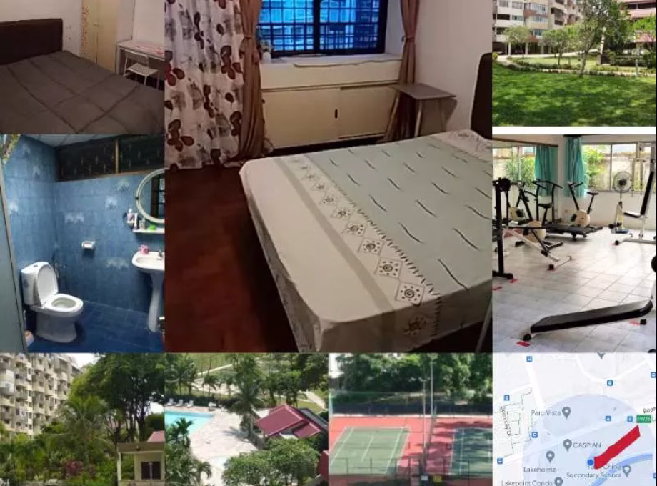 单间出租 • 林厝港 •  Lakepoint Condominium • S$900 • 共管公寓 • 普通房 照片