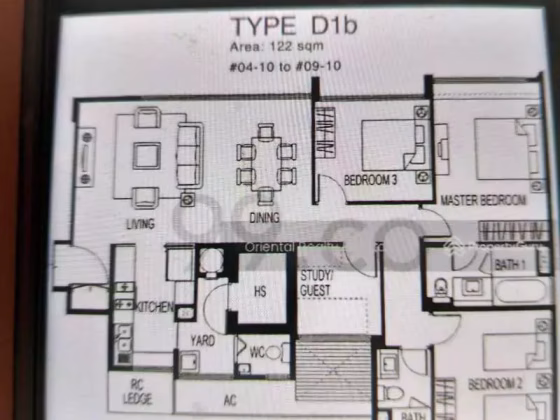 房屋出售 • 兀兰 •  Sloane Residences • S$3380 • 住宅公寓 • 1313ft² / 121m² 照片