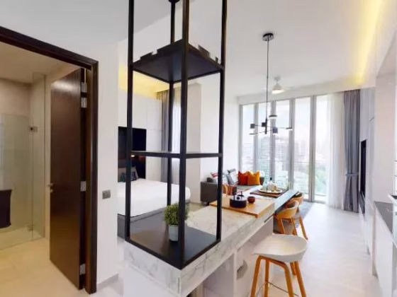 整套出租 • 博物馆 •  Kallang Riverside • S$2900 • 住宅公寓 • 517ft² / 48m² 照片