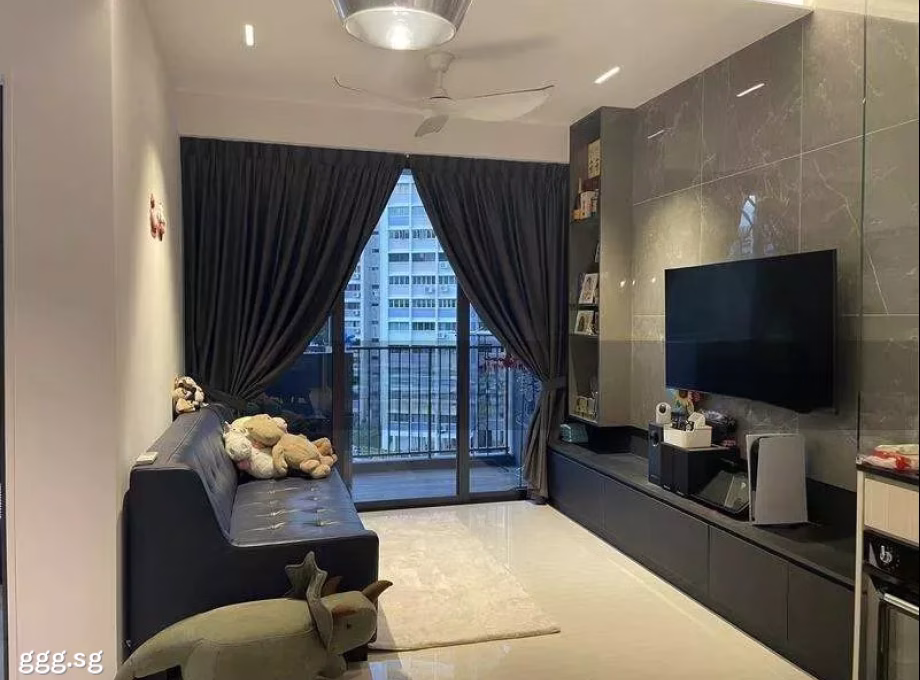 整套出租 • 马林百列 •  Gem Residences • S$3000 • 共管公寓 • 678ft² / 62m² 照片