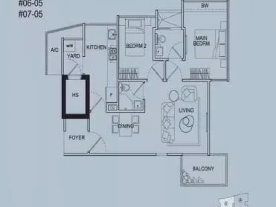 房屋出售 • 南部群岛 •  Mackenzie 88 • S$1550000 • 住宅公寓 • 850ft² / 78m² 照片