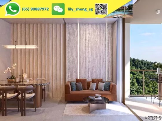 房屋出售 • 武吉巴督 •  Hillhaven • S$1370000 • 住宅公寓 • 678ft² / 62m² 照片