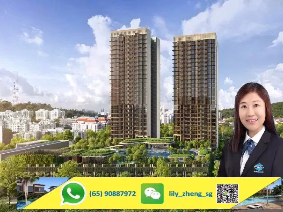 房屋出售 • 武吉巴督 •  Hillhaven • S$1370000 • 住宅公寓 • 678ft² / 62m² 照片