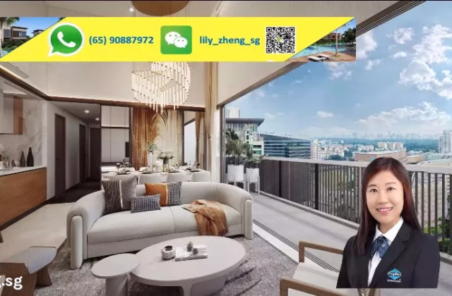 房屋出售 • 蔡厝港 •  Blossoms By The Park • S$2386000 • 住宅公寓 • 1044ft² / 96m²