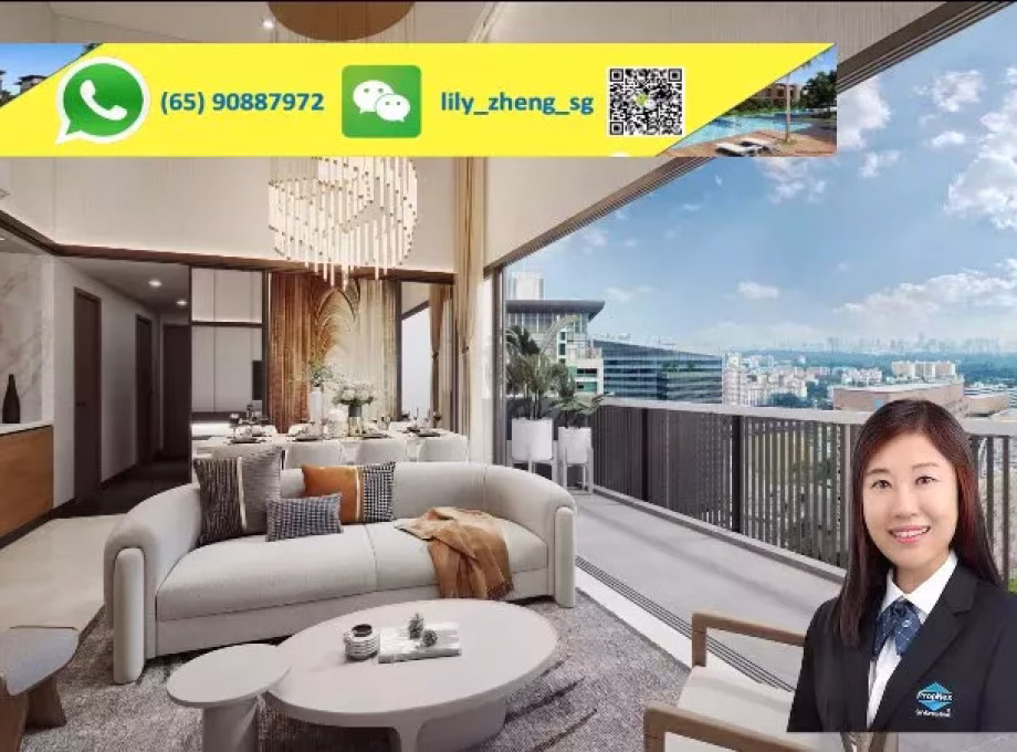 房屋出售 • 蔡厝港 •  Blossoms By The Park • S$2386000 • 住宅公寓 • 1044ft² / 96m² 照片