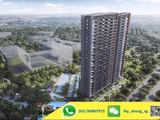 房屋出售 • 蔡厝港 •  Blossoms By The Park • S$2386000 • 住宅公寓 • 1044ft² / 96m² 照片