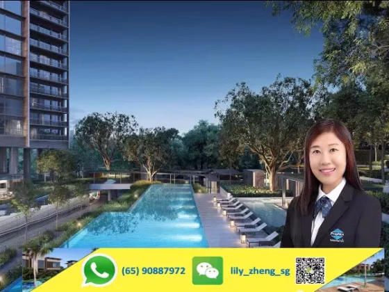 房屋出售 • 蔡厝港 •  Blossoms By The Park • S$2386000 • 住宅公寓 • 1044ft² / 96m² 照片