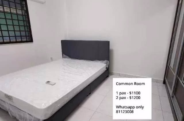 单间出租 • 西部集水区 • 346 Tampines Street 33 • S$1100 • 3房(2臥室) • 普通房
