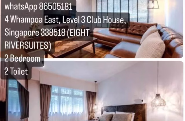 整套出租 • 博物馆 •  Eight Riversuites • S$3000 • 共管公寓 • 826ft² / 76m²