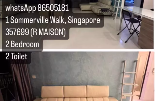 整套出租 • 中央集水区 •  R Maison • S$3000 • 住宅公寓 • 936ft² / 86m²