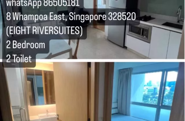 整套出租 • 博物馆 •  Eight Riversuites • S$3000 • 共管公寓 • 700ft² / 65m²