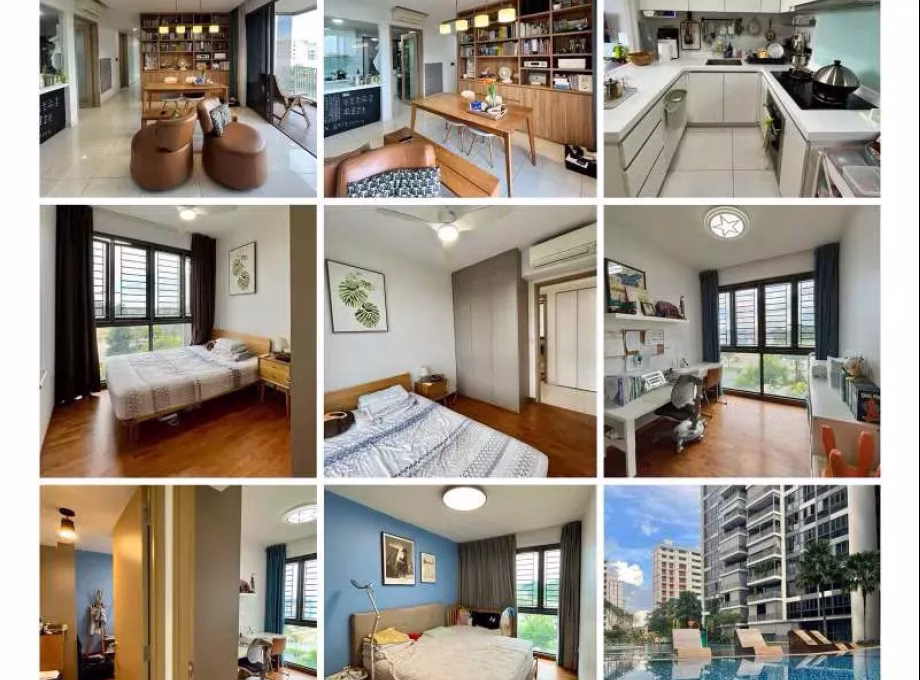 整套出租 • 后港 •  Skypark Residences • S$4200 • 共管公寓 • 1152ft² / 107m² 照片