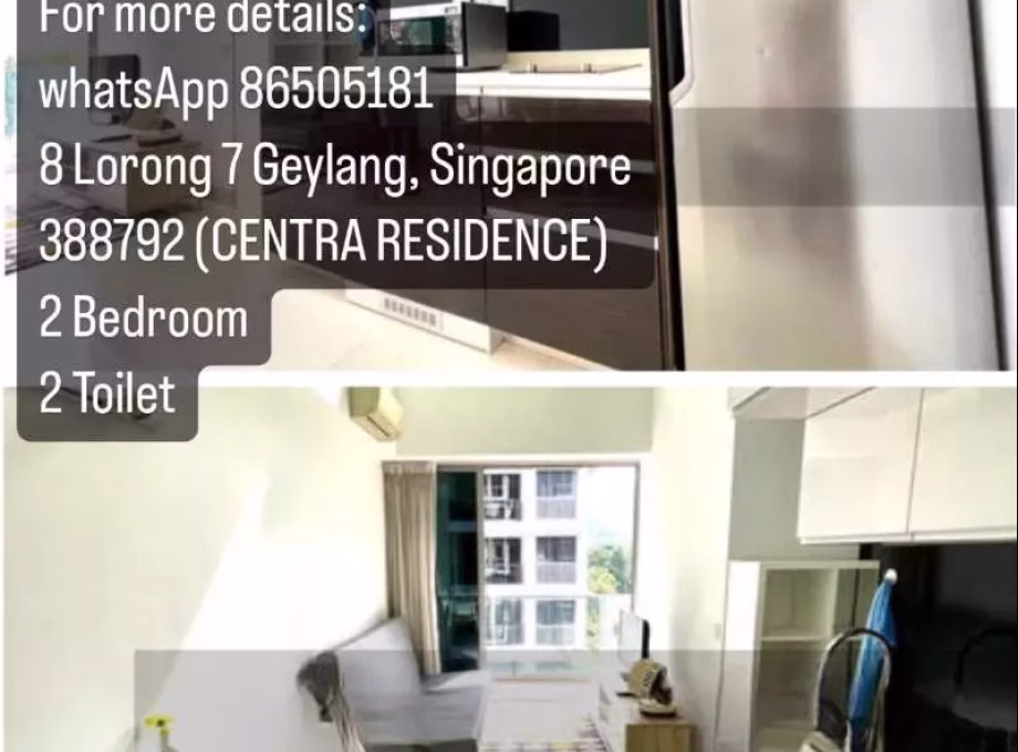 整套出租 • 欧南 •  Centra Residence • S$3000 • 住宅公寓 • 1055ft² / 98m² 照片