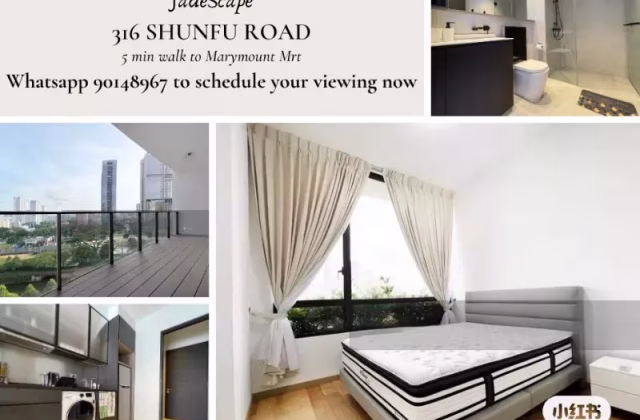 整套出租 • 市中心 •  Shunfu Ville • S$2800 • 执行公寓 • 528ft² / 49m²
