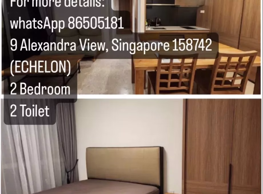 整套出租 • 金文泰 •  Echelon • S$3000 • 共管公寓 • 732ft² / 68m² 照片