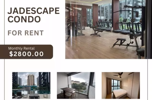 整套出租 • 市中心 •  Jadescape • S$2800 • 共管公寓 • 528ft² / 49m²
