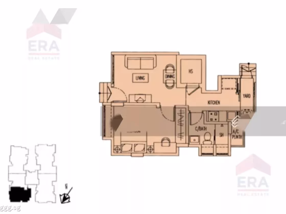 整套出租 • 新邦 •  Sunshine Regency • S$2700 • 住宅公寓 • 451ft² / 41m² 照片