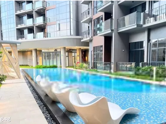 整套出租 • 欧南 •  The Antares • S$3800 • 共管公寓 • 602ft² / 55m² 照片