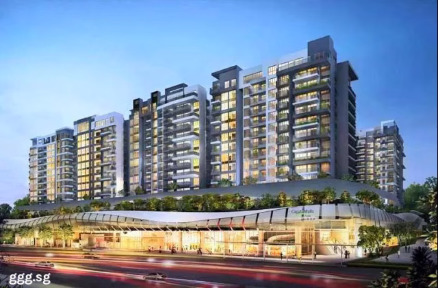 单间出租 • 碧山 •  Sengkang Grand Residences • S$1600 • 3房(2臥室) • 普通房