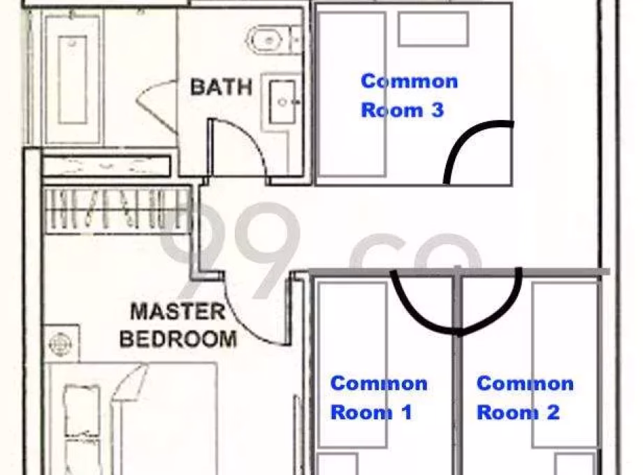 单间出租 • 蔡厝港 •  The Rochester Residences • S$1500 • 住宅公寓 • 普通房 照片