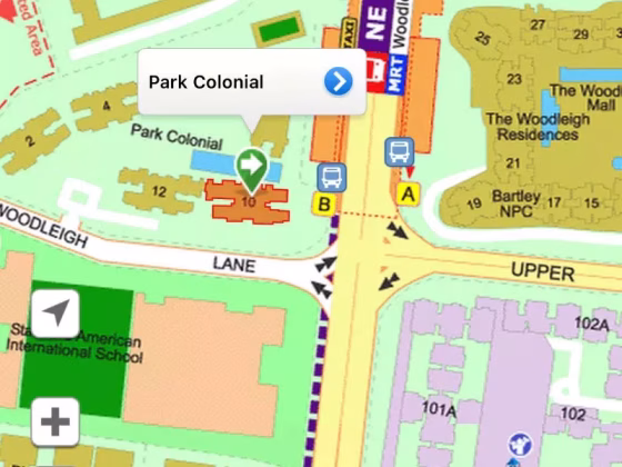 整套出租 • 马林百列 •  Park Colonial • S$4999 • 共管公寓 • 800ft² / 74m² 照片