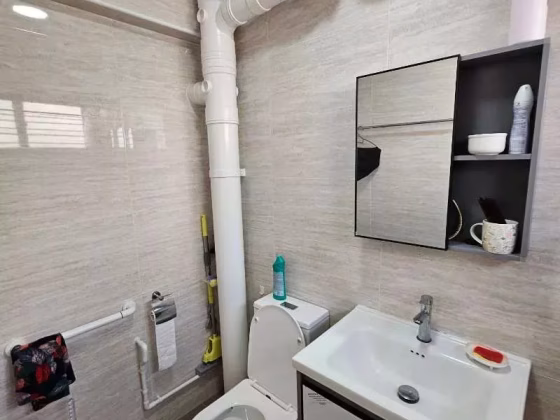 单间出租 • 新加坡河 • 534 Hougang Street 52 • S$1400 • 3房(2臥室) • 普通房 照片