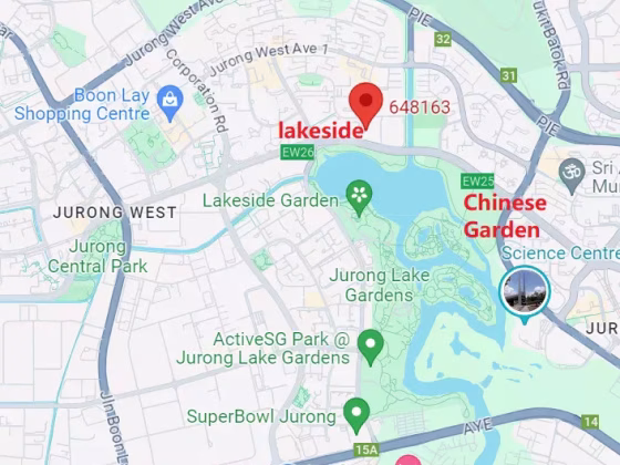 整套出租 • 林厝港 •  Lakeville • S$4200 • 住宅公寓 • 635ft² / 58m² 照片
