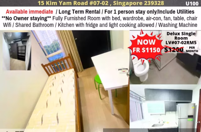 单间出租 • 勿洛 •  Langston Ville • S$1150 • 住宅公寓 • 普通房