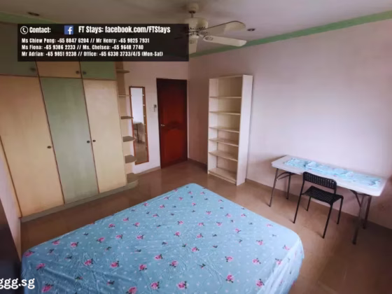 单间出租 • 蔡厝港 •  Queensway Tower • S$1350 • 住宅公寓 • 普通房 照片