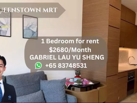 整套出租 • 蔡厝港 •  Queens Peak • S$2680 • 共管公寓 • 486ft² / 45m² 照片