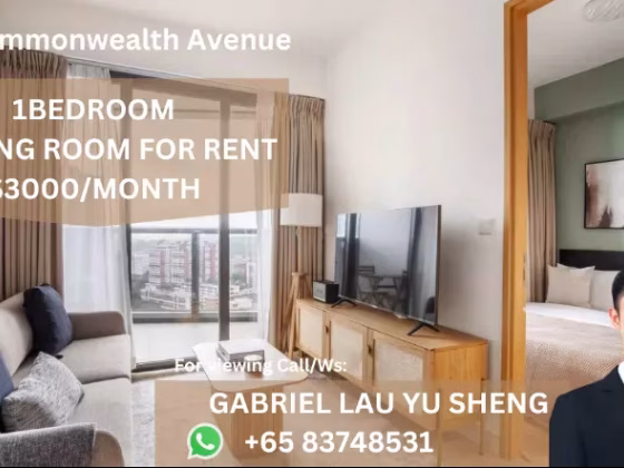 整套出租 • 蔡厝港 •  Commonwealth Towers • S$3000 • 共管公寓 • 569ft² / 52m² 照片