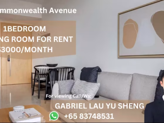 整套出租 • 蔡厝港 •  Commonwealth Towers • S$3000 • 共管公寓 • 569ft² / 52m² 照片