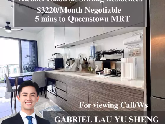 整套出租 • 蔡厝港 •  Stirling Residences • S$3220 • 共管公寓 • 615ft² / 57m² 照片