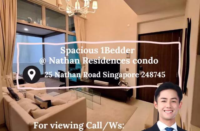 整套出租 • 兀兰 •  Nathan Residences • S$4000 • 住宅公寓 • 618ft² / 57m²
