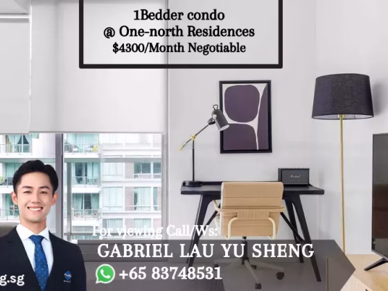 整套出租 • 蔡厝港 •  One-north Residences • S$4300 • 共管公寓 • 687ft² / 63m² 照片